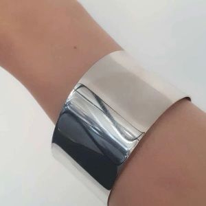 Silver cuff bracelet
